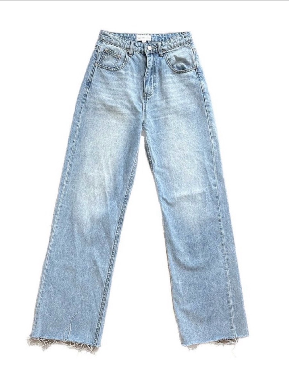 NWOT GREY LAB Light Blue Wide Leg Jeans - Picture 2 of 3